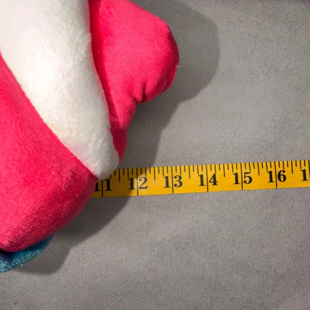 BMI Merchandise Brain Freeze Slushie‎ Plush Pink Blue Swirl Stuffed Toy 11in